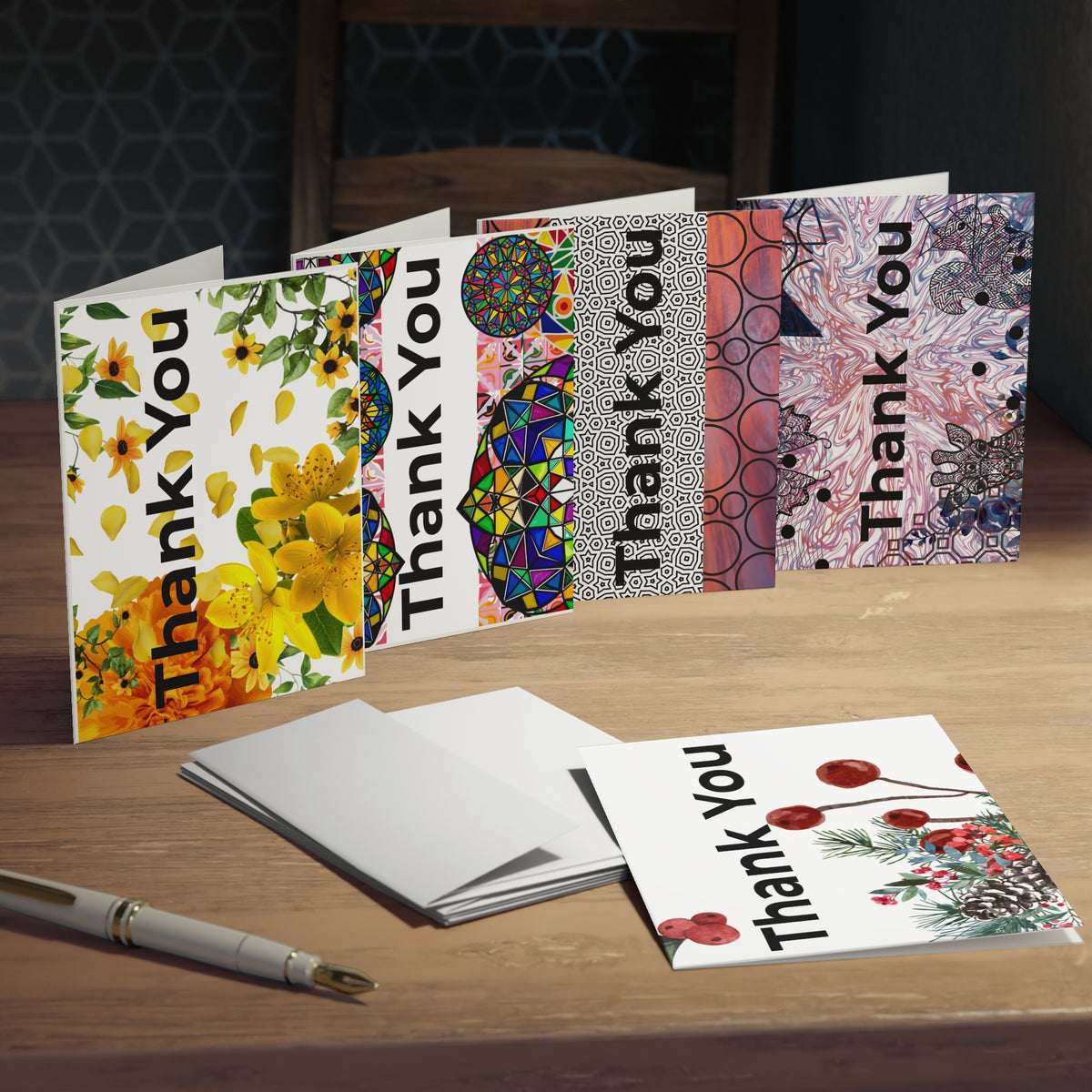 Floral Thank You · 5-Pack