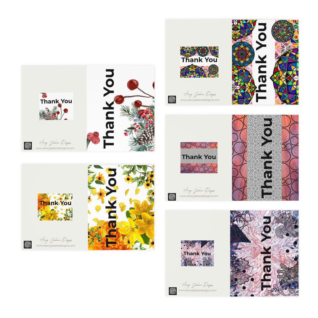 Floral Thank You · 5-Pack